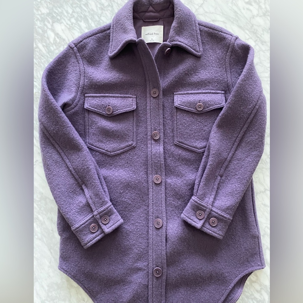 NWOT Wilfred The Ganna Shirt Jacket
